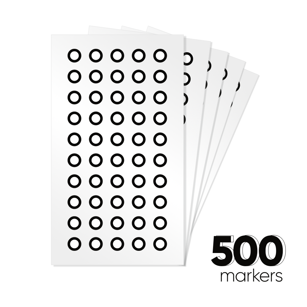 Marcatori riflettenti con diametro interno 6 mm 500 pezzi