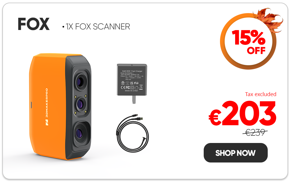 fox 3d scanner