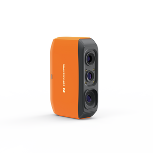 3DMakerpro EU Fox 3D Scanner in sleek, bright orange. Delivers 0.07mm high accuracy for efficient 3D scanning.