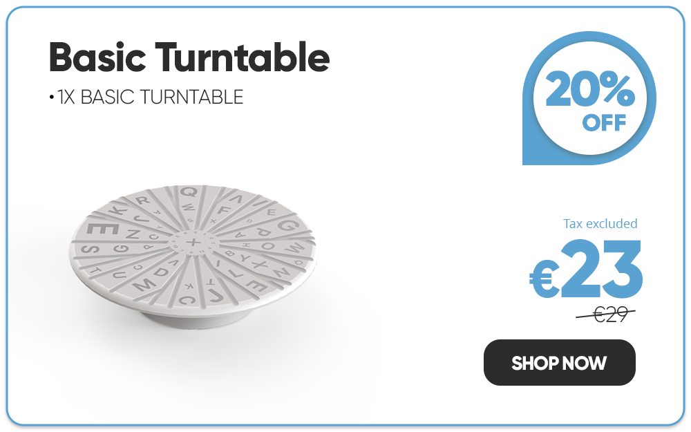 3DMakerpro basic turntable manual rotation platform
