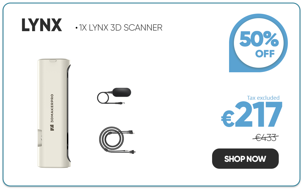 3DMakerpro lynx 3D Scanner for large object scanning