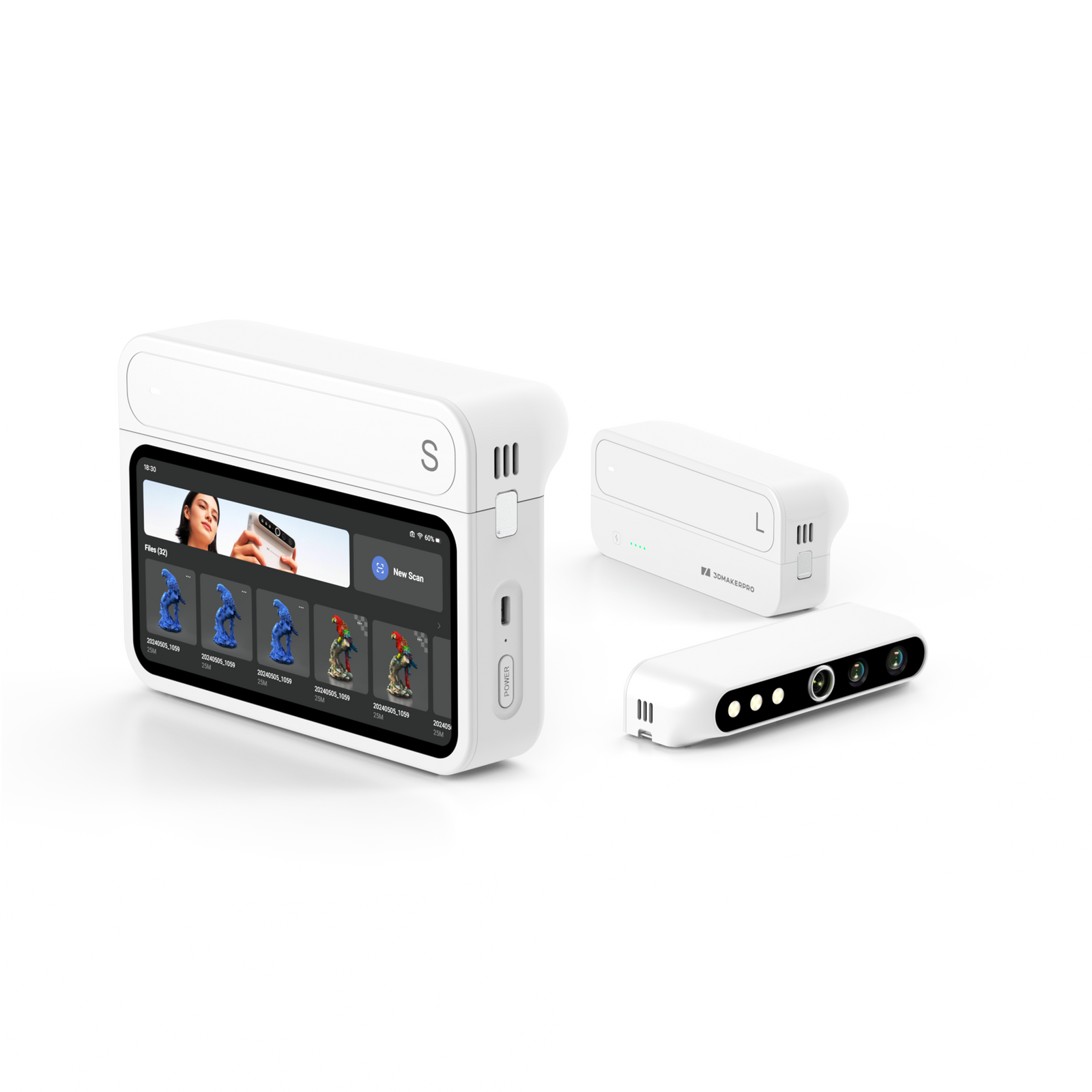 3DMakerpro Turtle 3D Scanner (Control Pad + S+L)